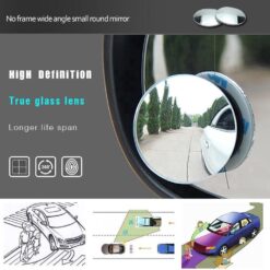 Gương cầu lồi 360 xoá điểm mù không viền - Ảnh 8