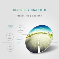 Gương cầu lồi 360 xoá điểm mù không viền - Ảnh 7