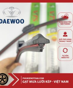 Gạt Mưa Silicone Lưỡi Kép Daewoo