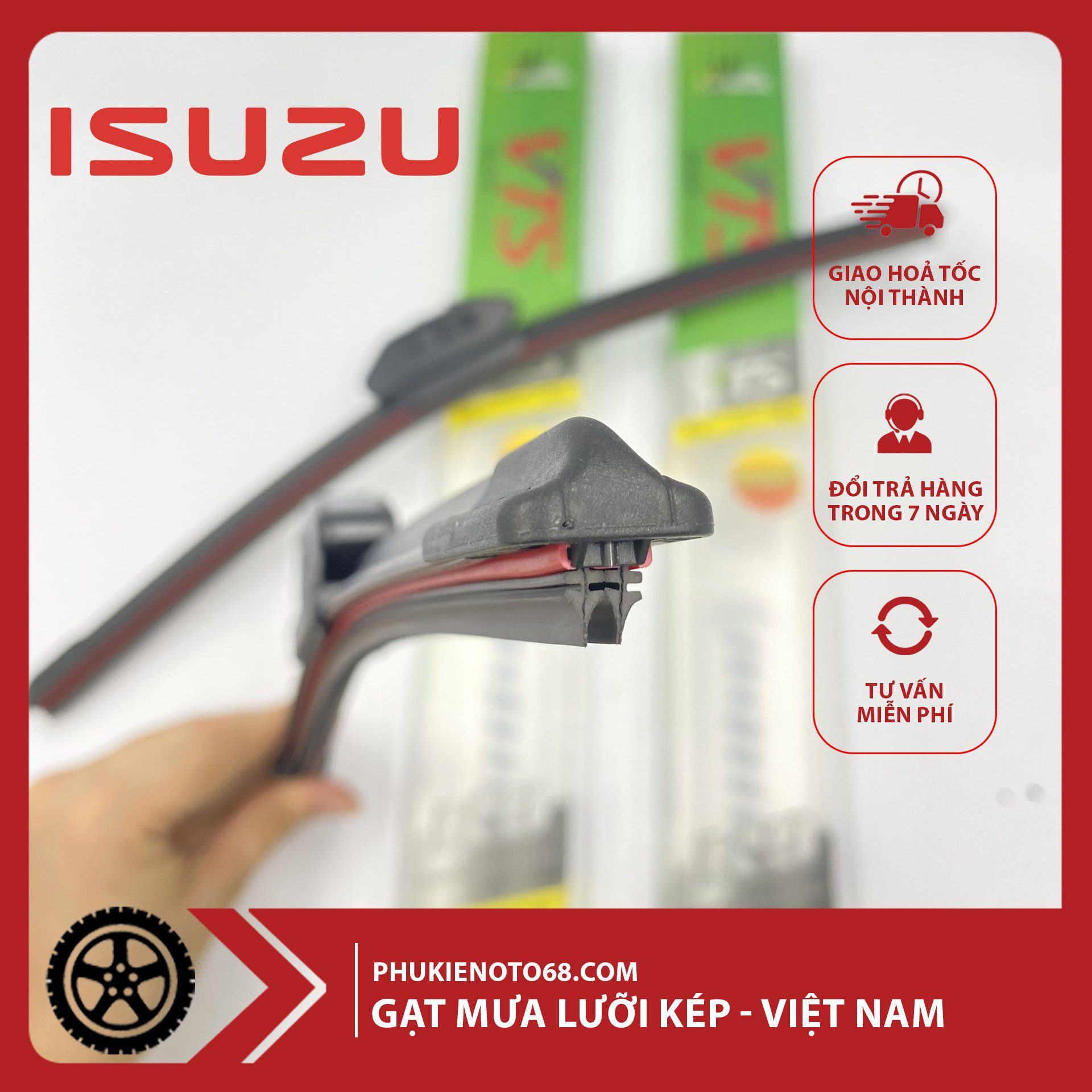 gat-mua-silicone-luoi-kep-isuzu Gạt Mưa Silicone Lưỡi Kép Isuzu