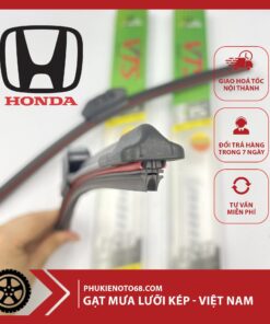 Gạt Mưa Silicone Lưỡi Kép Honda