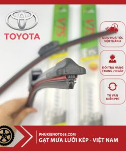 Gạt mưa silicone lưỡi kép Toyota Vios chính hãng