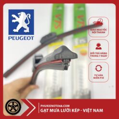 Gạt mưa 2 lưỡi - silicone lưỡi kép Peugeot 3008 chính hãng