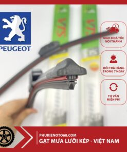 Gạt mưa 2 lưỡi - silicone lưỡi kép Peugeot 3008 chính hãng