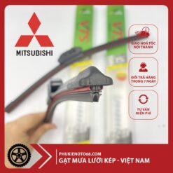 Gạt mưa 2 lưỡi - silicone lưỡi kép Mitsubishi Lancer chính hãng