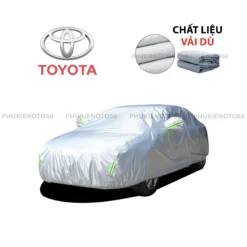 Bạt phủ xe ô tô Toyota Vios vải dù Oxford cao cấp