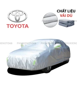 Bạt phủ xe ô tô Toyota Vios vải dù Oxford cao cấp