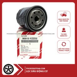 Lọc dầu, nhớt động cơ xe hơi ô tô Toyota Fortuner, Hilux, Innova mã: 90915-YZZD2