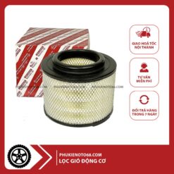 Lọc gió động cơ tròn xe Toyota Innova, Fortuner, Hilux (2004-2016) (Mã: 178010C010/17801YZZA1)
