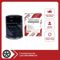 Lọc nhớt động cơ, lọc dầu xe Toyota Innova, Fortuner, Prado, Landcruiser, Hilux, Hiace mã: 90915YZZD4