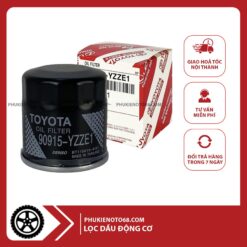Lọc nhớt động cơ, lọc dầu xe Vios, Wigo, Yaris, Rush, Camry, Altis, Corolla Cross, Avanza mã 90915YZZE1
