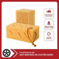 Miếng bọt biển rửa xe hơi đa năng chuyên dụng, rửa xe sạch.